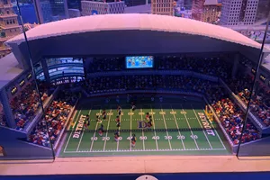 LEGO Ford Field at LEGOLAND Discovery Center Michigan