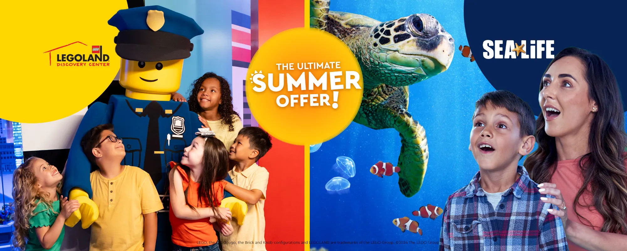 LEGOLAND® Discovery Center & SEA LIFE Summer Combo Savings