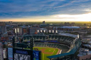 Comerica Park in Detroit, Michigan