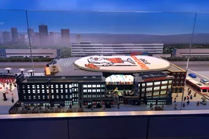 LEGO model of Little Caesars Arena unveiled at Red Wings game