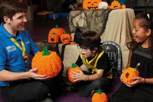 Brick Or Treat Pumpkin