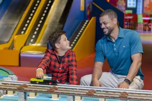 Dad Son Train