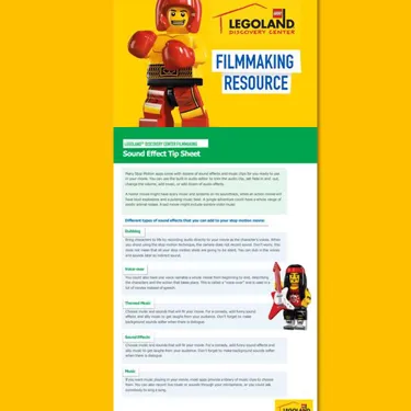 Tip Sheet Sound Effects Tile